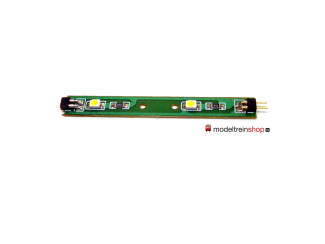 L-1593 H0 - Led Strip 6 cm 3volt - Led Kleur Warm Wit - Modeltreinshop