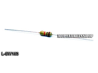 L-WS153 - Weerstand 1000 Ohm ¼ W - Modeltreinshop