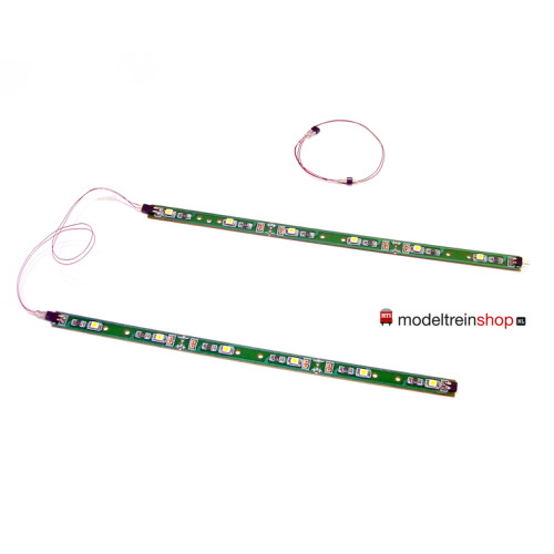 L-1595 H0 - Led Strip 18cm 3volt - Led Kleur Warm Wit - Modeltreinshop