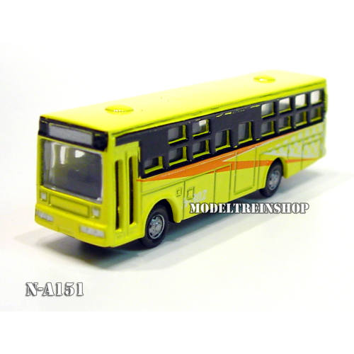 N Auto Bus Geel - Metaal - Modeltreinshop