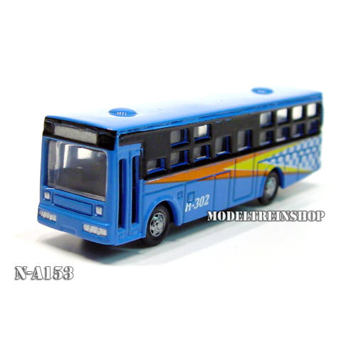 N Auto Bus Blauw - Metaal - Modeltreinshop