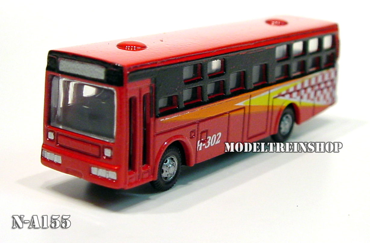 N Auto Bus Rood - Metaal - Modeltreinshop