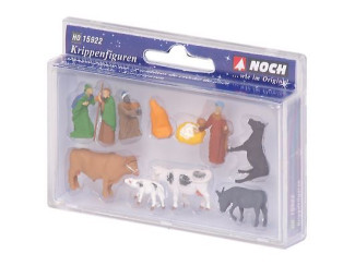 Noch H0 15922 Kerstfiguren kerststal kribbe - Modeltreinshop