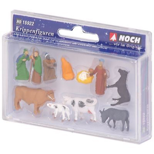 Noch H0 15922 Kerstfiguren kerststal kribbe - Modeltreinshop