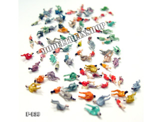 Z P-130 Zittende Figuren 50 stuks - Modeltreinshop