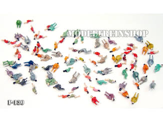 Z P-130 Zittende Figuren 50 stuks - Modeltreinshop