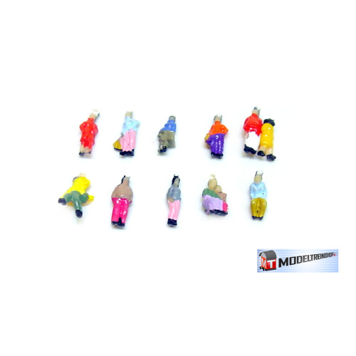 Z P-140 Staande en enkele zittende Figuren 50 stuks - Modeltreinshop