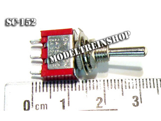 SC-152 - Tuimel Schakelaar Aan/Uit/Aan SPDT - Modeltreinshop