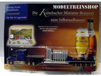 H0 Vrachtwagen - Kulmbacher Die Gär & Lagertanks - Modeltreinshop
