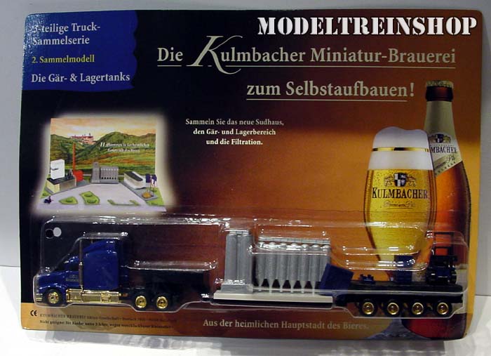 H0 Vrachtwagen - Kulmbacher Die Gär & Lagertanks - Modeltreinshop