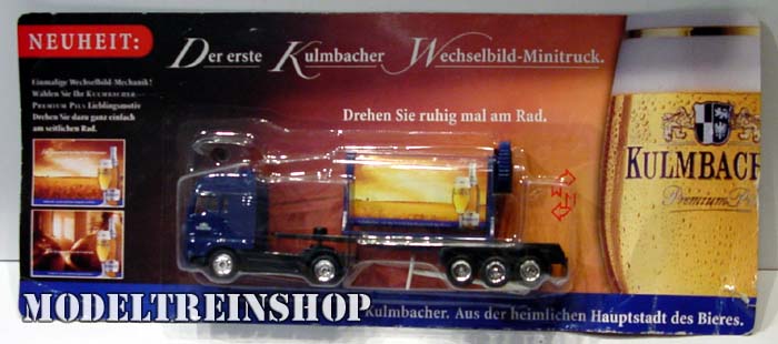 H0 Vrachtwagen - Kulmbacher Der erste Kulmbacher Wechselbild Minitruck - Modeltreinshop