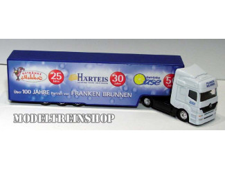 H0 Vrachtwagen - Uber 100 Jahre partner von Franken Brunnen - Modeltreinshop