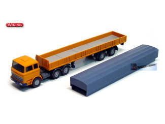 Wiking H0 Mercedes Benz LPS 2223 met afneembare kap - Modeltreinshop