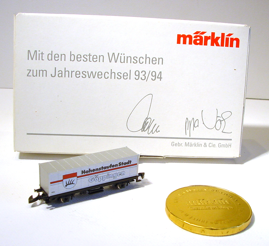 Marklin Z Mit den besten Wünschen zum Jahreswechsel 93/94 - Modeltreinshop