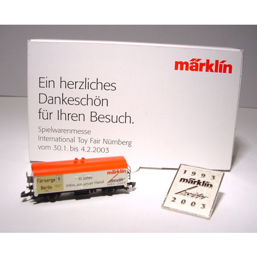 Marklin Z 80113 Toy Fair Nurnberg 2003 - 10 Years Insider - Modeltreinshop