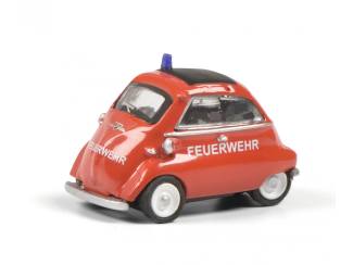 Schuco H0 26487 BMW Isetta Fuerwehr - Modeltreinshop