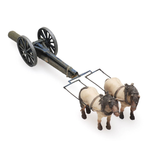 Artitec N 316.076 Mallejan en paarden kant en klaar resin, geverfd - Modeltreinshop