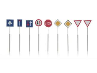 NL-verkeersborden: voorrang, richting 9 stuks