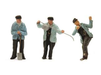 Artitec H0 387.178 Set met 3x personeel stoomtijdperk "Jacob Olie" kant-en-klaar - Modeltreinshop