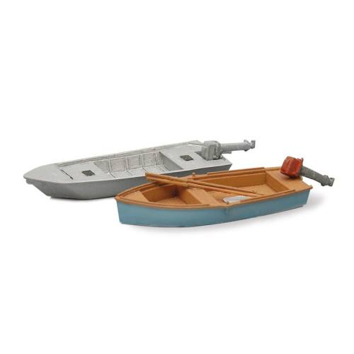 Artitec H0 387.10 Sportvissersboten modern (2x) kant en klaar resin, geverfd - Modeltreinshop