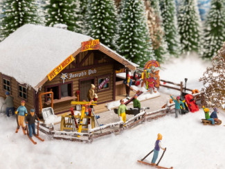 Noch H0 16220 figuren en van alles voor een ski dag - Modeltreinshop