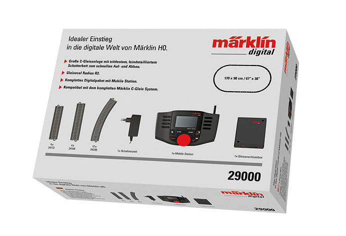 Marklin H0 29000 Mobile Station Start Set met Rail Ovaal - Modeltreinshop
