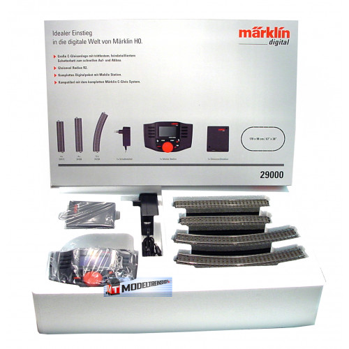 Marklin H0 29000 Mobile Station Start Set met Rail Ovaal - Modeltreinshop