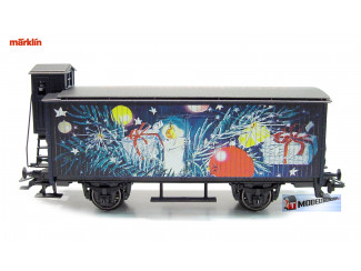 Marklin H0 48397 Goederenwagen met remhuisje Kerst 1997 - Modeltreinshop