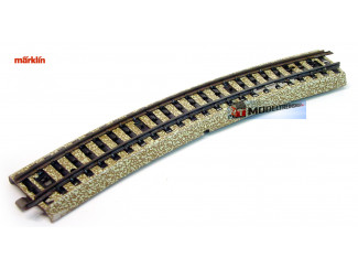 Marklin M Rail H0 5100 Gebogen 1/1 - 18,8 cm - Modeltreinshop