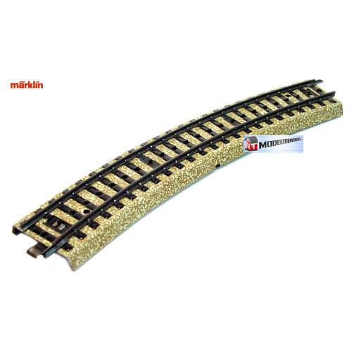 Marklin M Rail H0 5100 Gebogen 1/1 - 18,8 cm - Modeltreinshop