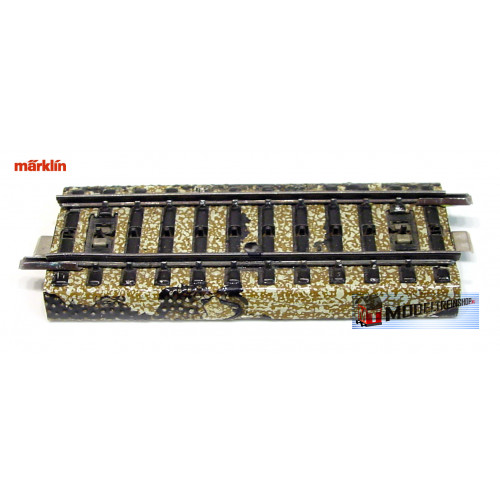 Marklin M Rail H0 5107 Passtuk Recht 90mm 1/2 - Modeltreinshop