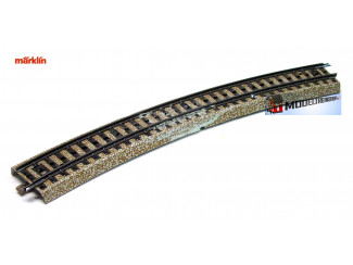 Marklin M Rail H0 5200 Gebogen 1/1 - Modeltreinshop