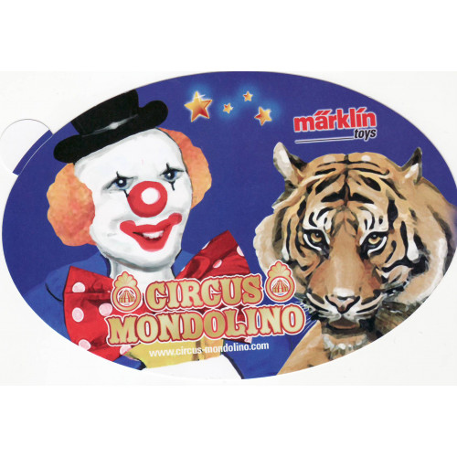 Sticker Marklin - ST022 Circus Mondolino - Modeltreinshop