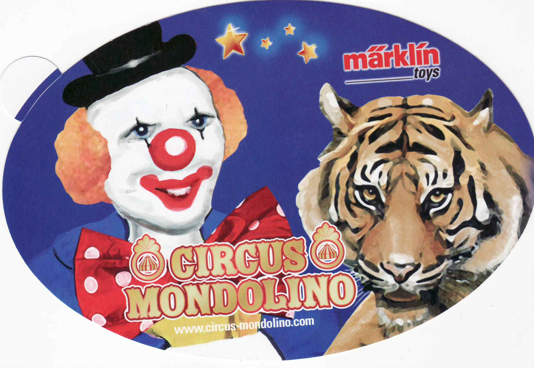 Sticker Marklin - ST022 Circus Mondolino - Modeltreinshop
