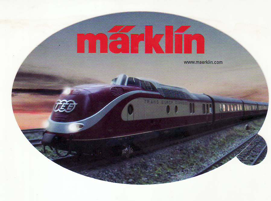 Sticker Marklin - ST049- Modeltreinshop