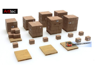 Artitec H0 387.235 Stukgoed lading Dozen kant-en-klaar, geverfd - Modeltreinshop