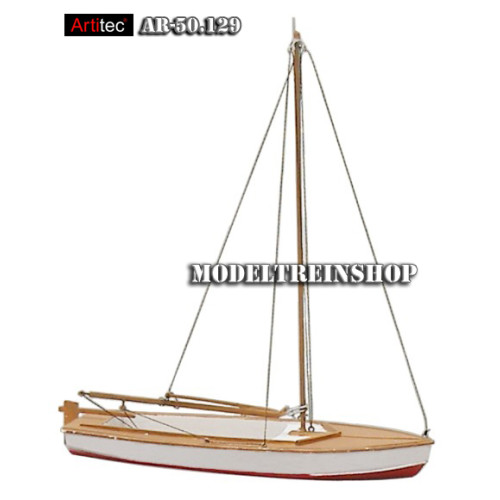 Artitec H0 50.129 Zeilbootje bouwpakket uit resin, ongeverfd - Modeltreinshop