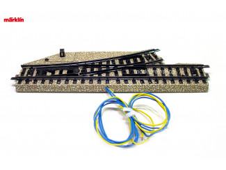 Marklin M Rail H0 5138 Elektrische Rechte wissel Links - Modeltreinshop