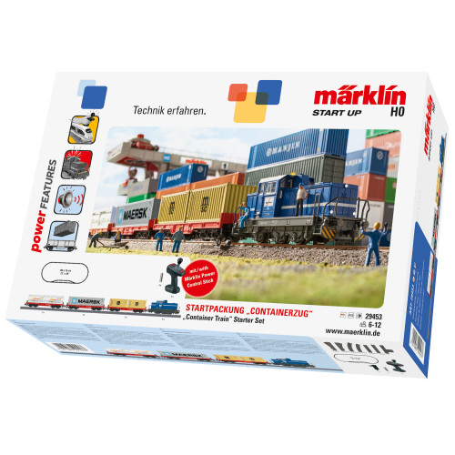 Marklin H0 29453 Startset Container Trein Digitaal met Geluid - Modeltreinshop