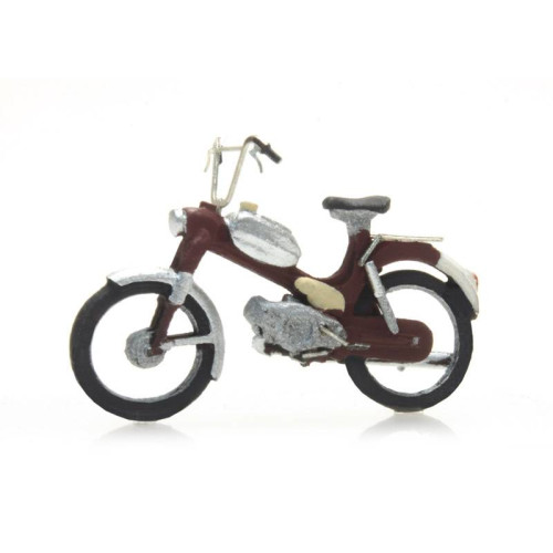 Artitec H0 387.266 Puch rood brommer kant-en-klaar, geverfd - Modeltreinshop