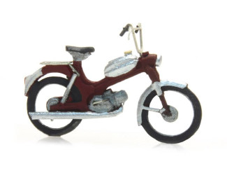 Artitec H0 387.266 Puch rood brommer kant-en-klaar, geverfd - Modeltreinshop