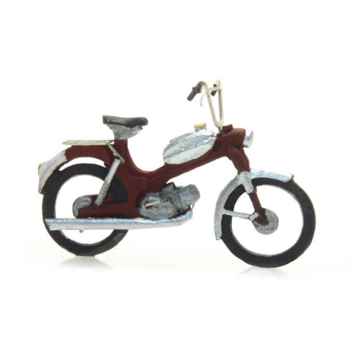 Artitec H0 387.266 Puch rood brommer kant-en-klaar, geverfd - Modeltreinshop