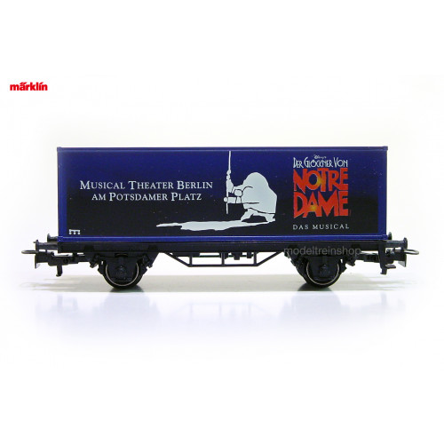 Marklin H0 4482 055 - 99714 containerwagen Musical Der Glockner von Notre Dame - Modeltreinshop