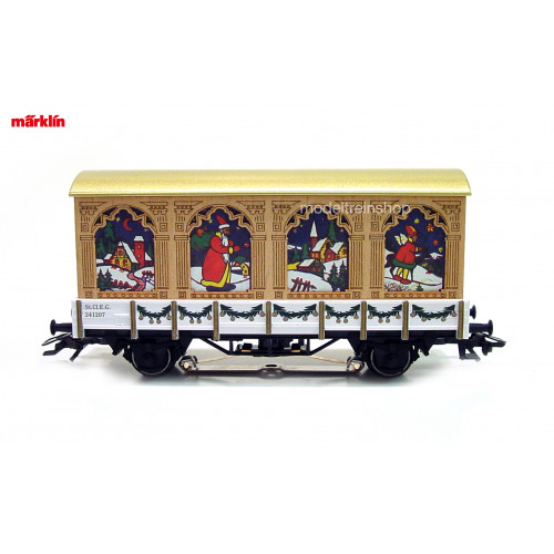 Marklin H0 48407 Weihnachtswagen met verlichting kerstwagen 2007 - Modeltreinshop