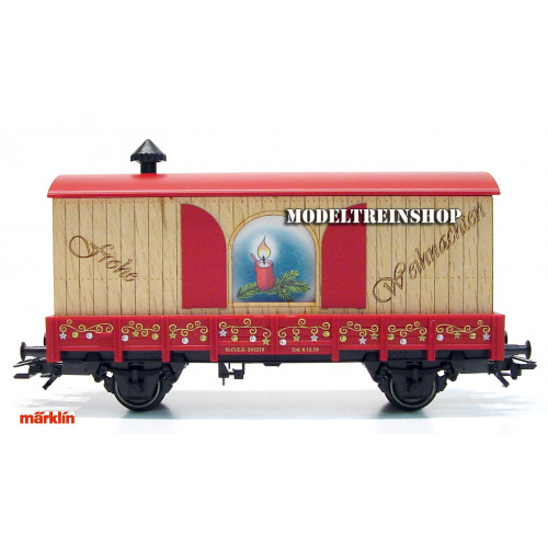 Marklin H0 48410 Gesloten goederenwagen 2010 kerstwagen - Modeltreinshop