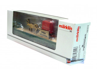 Marklin H0 48414 Lageboordwagen erop houdsnijwerk arreslee met rendier - Modeltreinshop