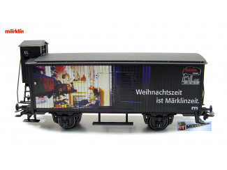 Marklin H0 4890 076 Wagen met Remhuisje Weihnachtszeit - Kerst - Modeltreinshop