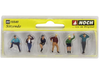 Noch H0 15575 Lezende mensen - Modeltreinshop - Modeltreinshop