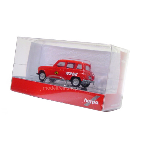 Herpa H0 942287 - 001 Renault Taxipost Belgie - Modeltreinshop