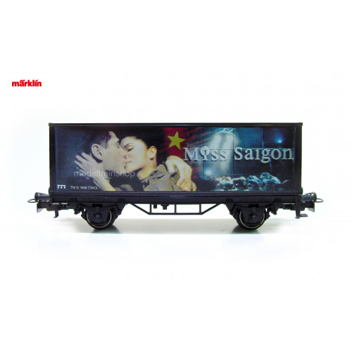 Marklin H0 4482 033 - 98707 containerwagen Musical Miss Saigon - Modeltreinshop